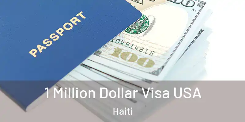 1 Million Dollar Visa USA Haiti